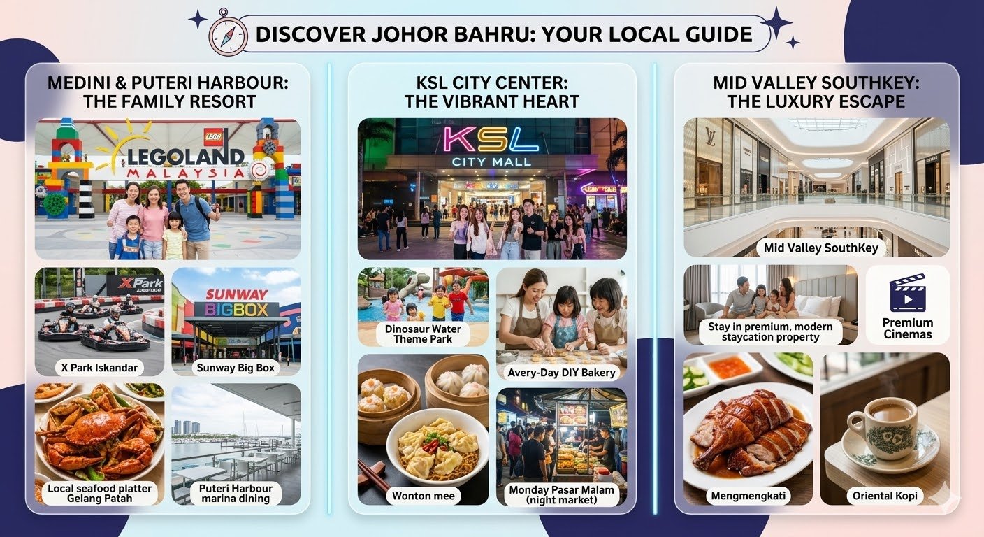 Discover Johor Bahru near CCSHomestay properties